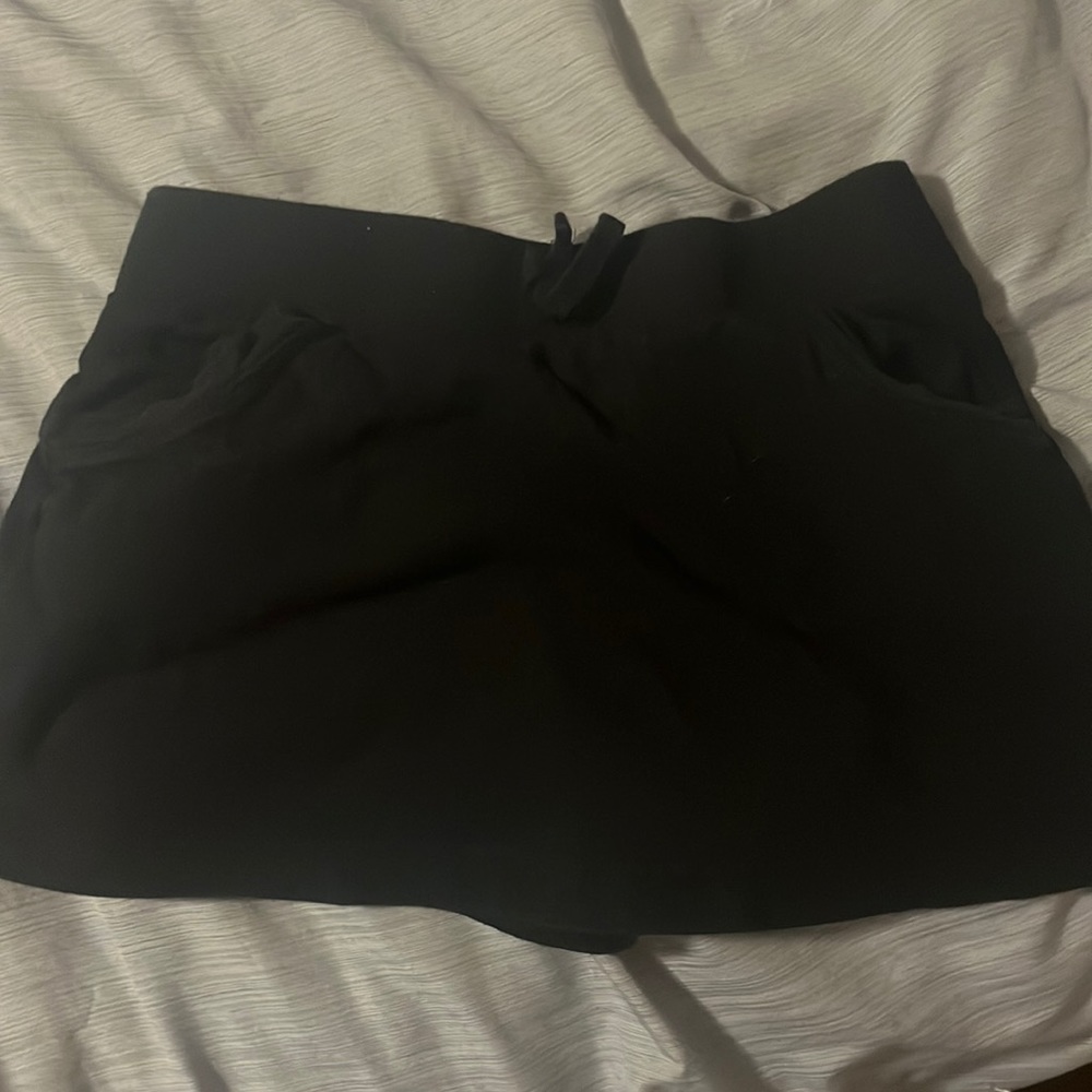Such a comfy and cute skirt with built in shorts!!